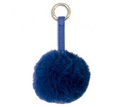 Llavero peluche Pompon azul