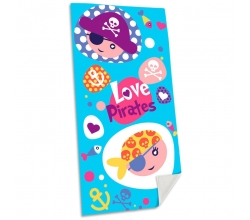 Toalla Love Pirates algodon