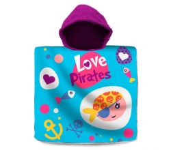 Poncho toalla Love Pirates...