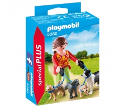 Mujer con Perros Playmobil...