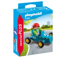Niño con Kart Playmobil...